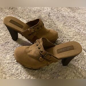 Unionbay Studded Rhinestone Heeled Clogs Size 7, Y2K